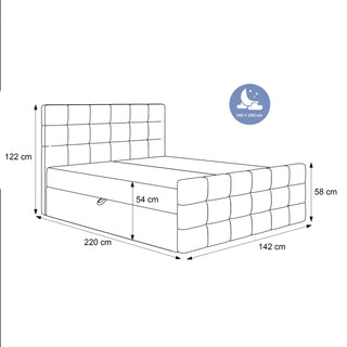 ŁÓŻKO KONTYNENTALNE PADWA