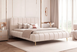 ŁÓŻKO TAPICEROWANE Paros XI WYSOKIE NOGI