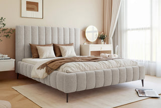 ŁÓŻKO TAPICEROWANE Paros VI WYSOKIE NOGI