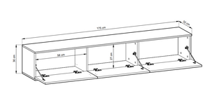 Szafka RTV MIA II wisząca