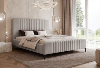 ŁÓŻKO TAPICEROWANE Paros VII WYSOKIE NOGI