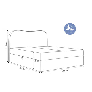ŁÓŻKO KONTYNENTALNE NUAGE