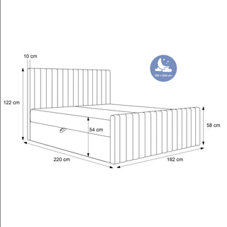 ŁÓŻKO KONTYNENTALNE PARMA