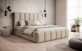 ŁÓŻKO TAPICEROWANE MOLLY 160X200 MAGIC VELVET 2250