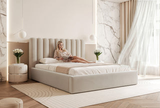 ŁÓŻKO TAPICEROWANE MILVO