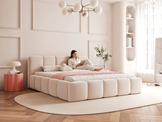 ŁÓŻKO TAPICEROWANE CALME BAS