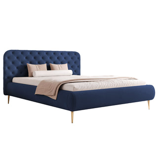 ŁÓŻKO TAPICEROWANE CÉLESTE WYSOKIE NOGI