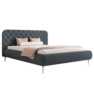 ŁÓŻKO TAPICEROWANE CÉLESTE WYSOKIE NOGI