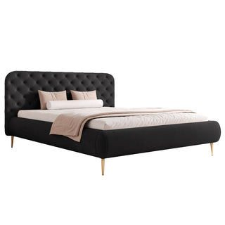 ŁÓŻKO TAPICEROWANE CÉLESTE WYSOKIE NOGI