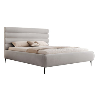 ŁÓŻKO TAPICEROWANE BOLSTRA WYSOKIE NOGI