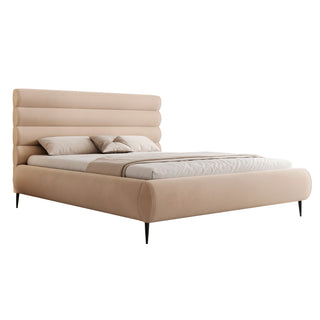 ŁÓŻKO TAPICEROWANE BOLSTRA WYSOKIE NOGI