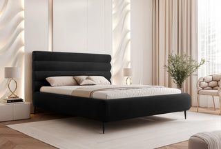 ŁÓŻKO TAPICEROWANE BOLSTRA WYSOKIE NOGI