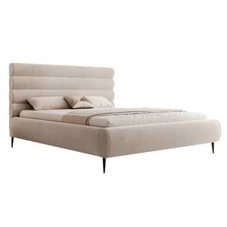 ŁÓŻKO TAPICEROWANE BOLSTRA WYSOKIE NOGI