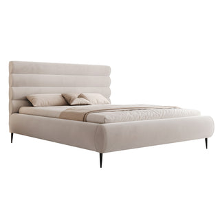 ŁÓŻKO TAPICEROWANE BOLSTRA WYSOKIE NOGI