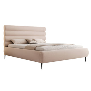 ŁÓŻKO TAPICEROWANE BOLSTRA WYSOKIE NOGI