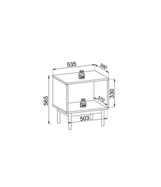 SZAFKA NOCNA JANELLE
