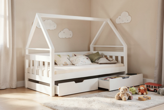 ŁÓŻKO DZIECIĘCE POJEDYNCZE DINOO