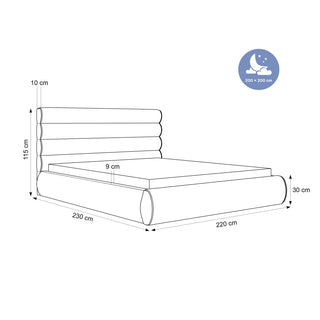 ŁÓŻKO TAPICEROWANE BOLSTRA